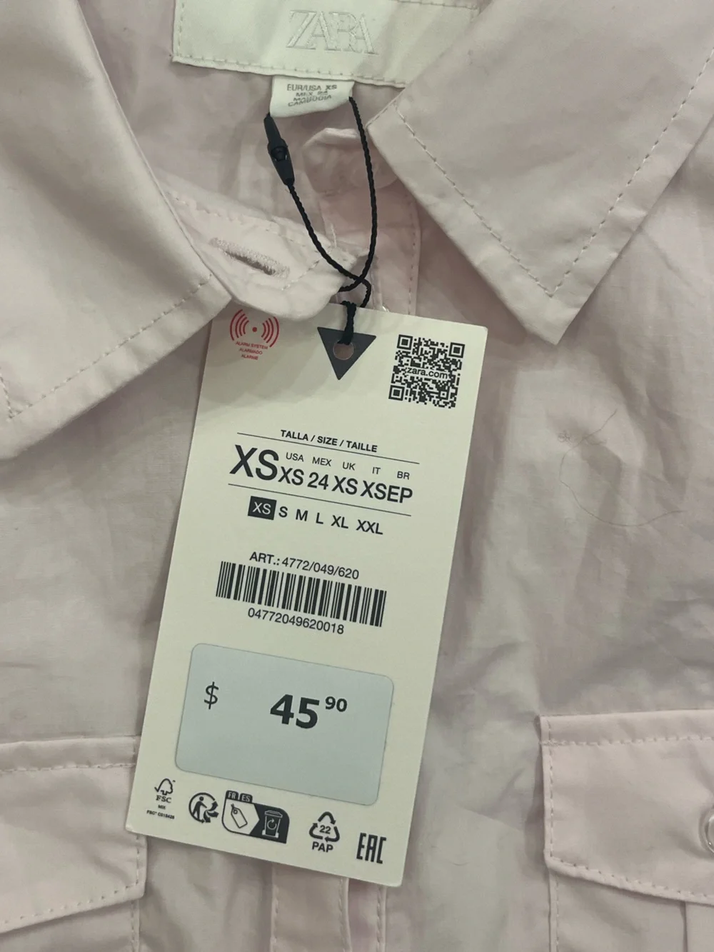 Zara Button Up Shirt - Picture 4 of 4